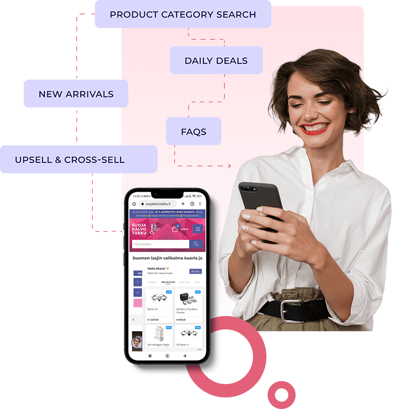 AI-powered online shopping assistant